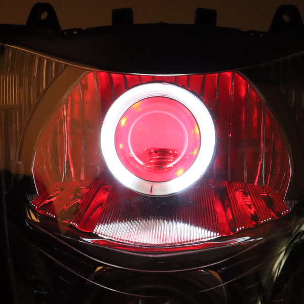 Front Motorcycle Headlight HALO Red Demon Angel Eye for HAYABUSA GSXR ...